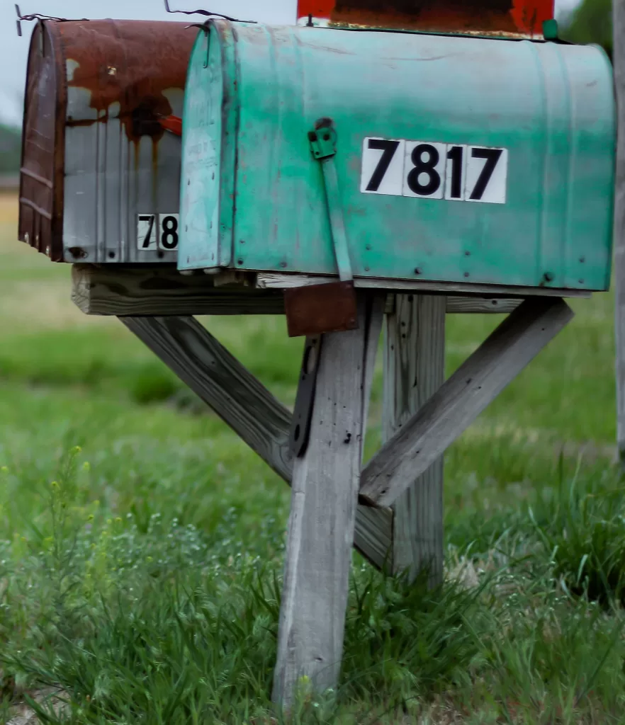 Old mailbox and post removed in Cartersville, GA for safe demolition